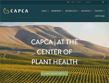 Tablet Screenshot of capca.com